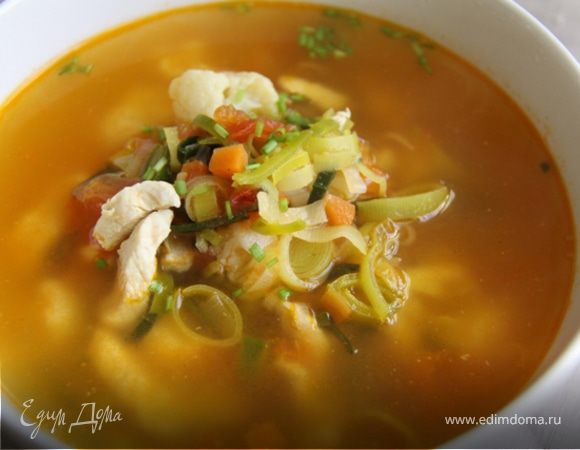 Рецепт вкусного супа из цветной капусты с фрикадельками