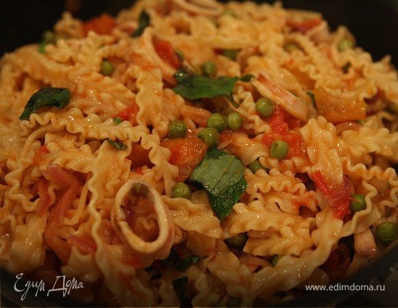 Соус с кальмарами для спагетти - такой простой, но очень вкусный! | Кира Гончарова - рецепты | Дзен