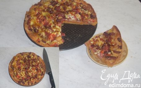 Рецепт пицца "Ням-ням"