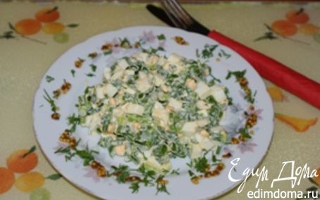 Рецепт Салат из зеленого лука "Дачный"