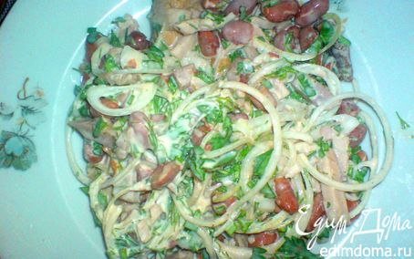 Рецепт Салат "НОТКи ФА и СОЛЬ"