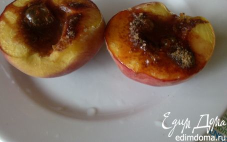 Рецепт Запеченные персики с корицей
