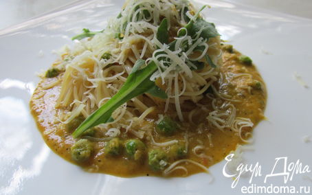 Рецепт Спагетти с соусом из кабачков (обед в итальянском стиле № 2)