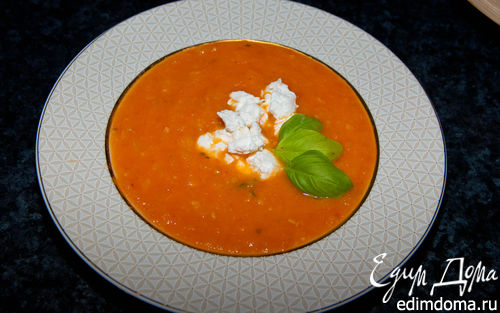 Рецепт Кабачково-томатный суп "Август"