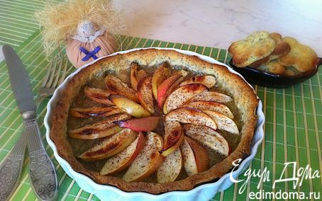 Рецепт Медовый Спас: Маковый пирог с яблоками и медом
