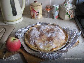 Слоеный яблочный пирог