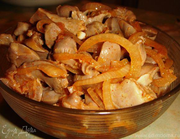Куриные желудки по-корейски с морковью - пошаговый рецепт с фото на manikyrsha.ru