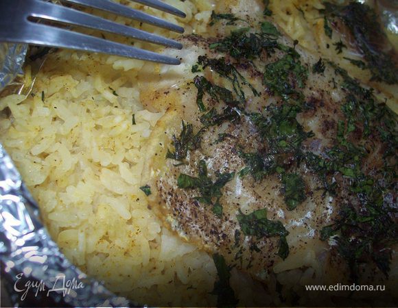 Рыба с рисом и овощами в духовке - пошаговый рецепт с фото на демонтаж-самара.рф