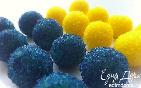 Рецепт Конфеты и торт "Слава Украине!"