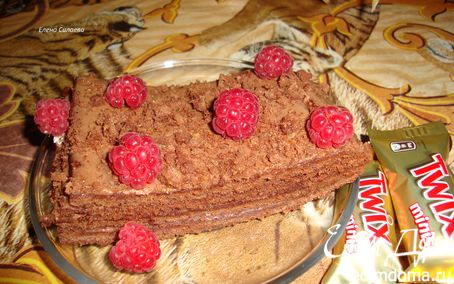 Рецепт Шоколадный торт "Малиновый поцелуй"