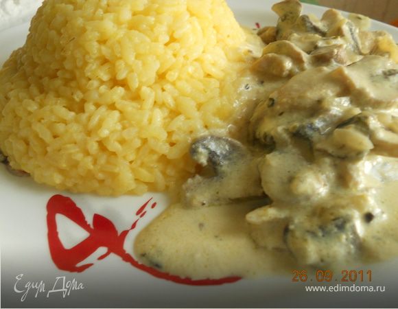 Курица, фаршированная рисом и грибами, пошаговый рецепт с фото от автора Юлия Куделина