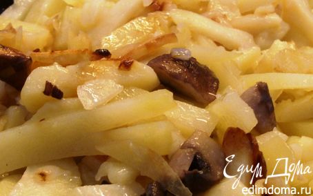 Рецепт "Перекус" - картошка жареная с грибами