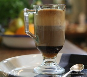Кофейный напиток с горячим шоколадом