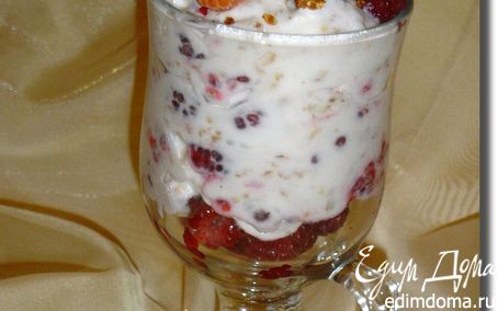Рецепт "Cranachan with raspberries" - десерт из Шотландии