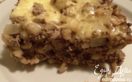 Рецепт Печёночная запеканка с перловкой