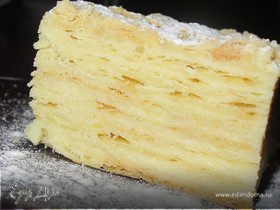 Торт «Наполеон» с заварным кремом