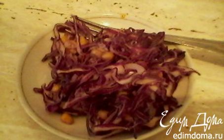 Рецепт Салат из красной капусты