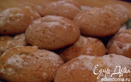 Рецепт Пикантные печеньки с имбирем и корицей