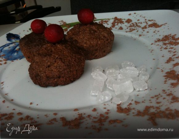 Овсяное печенье из Геркулеса с чёрным шоколадом и кокосовой стружкой