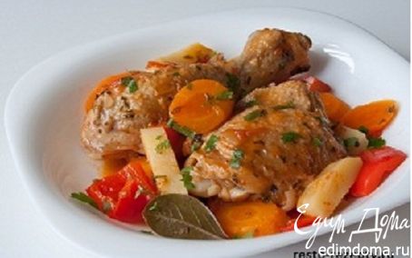 Рецепт Фрикасе из курицы по-креольски