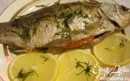 Рецепт Запеченная рыба «Флирт»