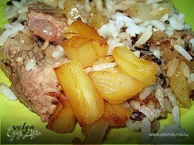 Пелле (свинина с ананасами)