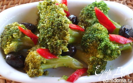 Рецепт Брокколи с лимонным соусом в пароварке