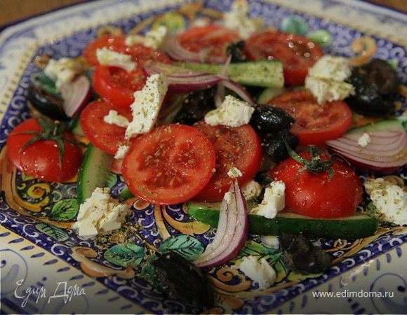 Греческий салат - пошаговый рецепт с фото