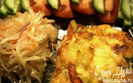 Рецепт Запеканка картофель-овощи- фарш (Auf-lauf)