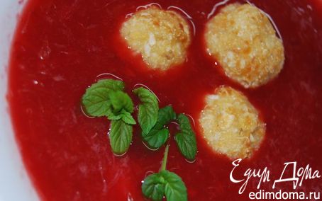 Рецепт Фруктовый суп с творожными шариками