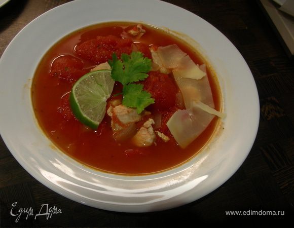 Томатный суп с куриной грудкой, пошаговый рецепт с фото на сайте «Еда»