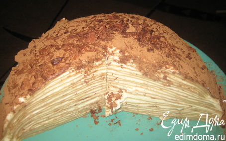 Рецепт Блинный торт со сливочным кремом