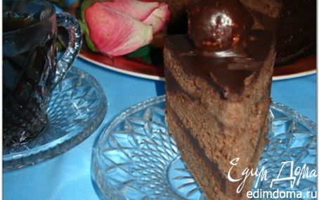 Рецепт Торт "Шоколадно-шоколадный" (или еще одна вариация Трюфеля)