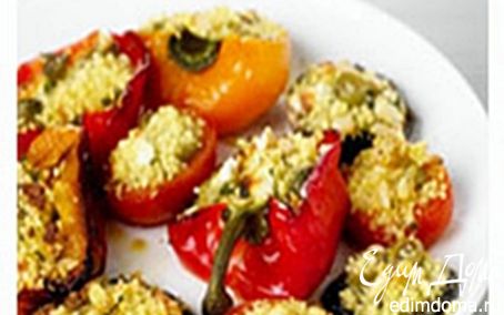 Рецепт Фаршированные перцы, помидоры и грибы