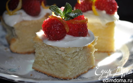 Рецепт Чайный торт с ягодами-Spoonful of sugar teacakes