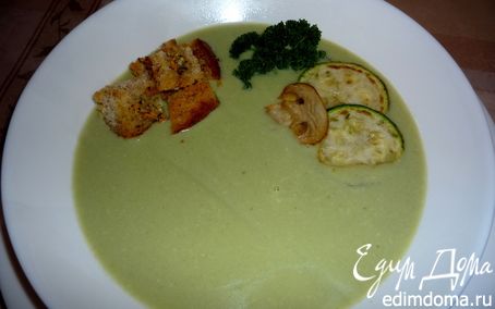 Рецепт Крем-суп из кабачков и грибов