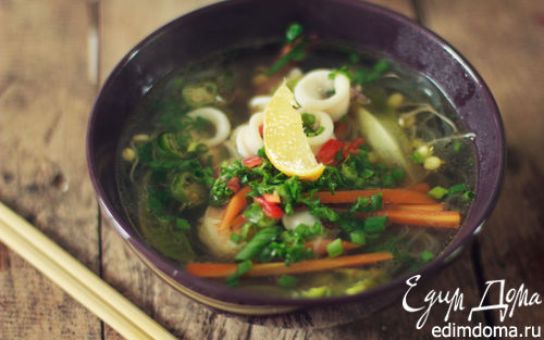 Рецепт Фо с морепродуктами (вьетнамский суп)