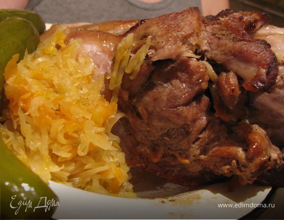 Печено вепрево колено — рецепт приготовления запеченой свиной рульки по-чешски