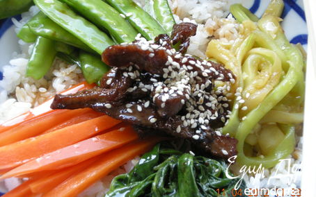 Рецепт Бибимбап - Корейское национальное блюдо