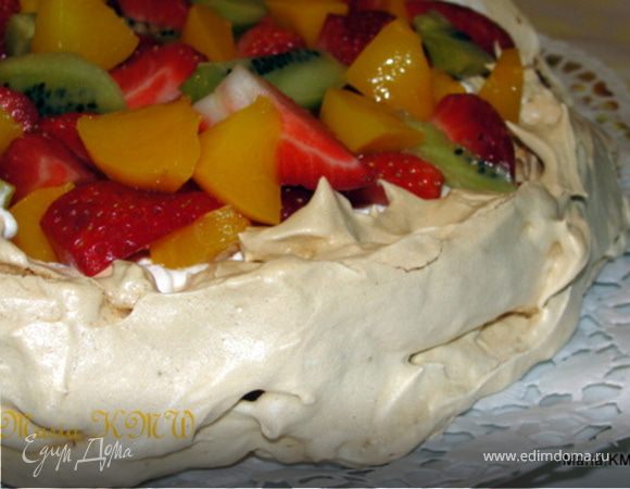 Зефирно-фруктовый торт, пошаговый рецепт на 7 ккал, фото, ингредиенты - almarinika