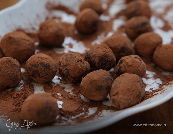 Трюфели шоколадные элементарные рецепт – Европейская кухня: Выпечка и десерты. «Еда»