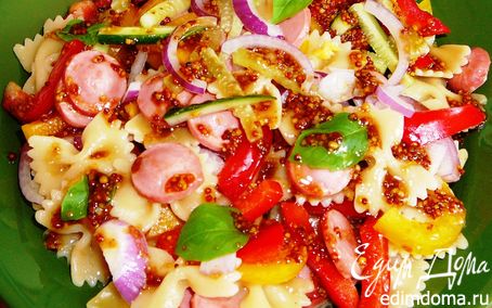 Рецепт Теплый салат с фарфалле