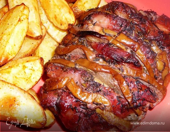 Гармошка из свинины в духовке — рецепт с фото пошагово. Как запечь свинину-гармошку в духовке?