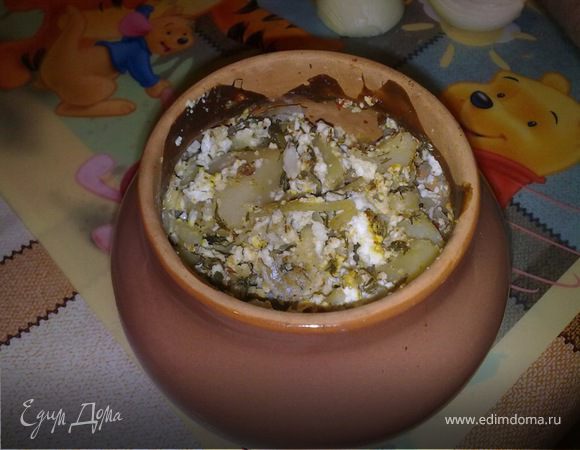 Картошка с грибами в духовке (постные блюда)