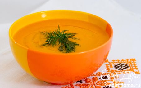 Рецепт Суп-пюре «Оранжевое настроение»