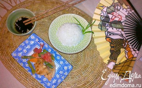 Рецепт Курица с рисом и овощами "Восточный колорит"