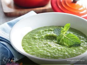 Детский суп из зеленого горошка