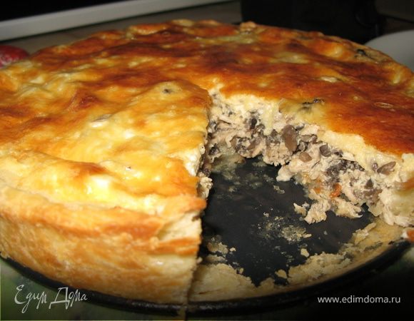 Пирог с грибами и картошкой - рецепт приготовления с фото от баштрен.рф
