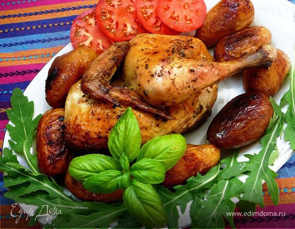 Курица в рукаве в духовке пошаговый рецепт