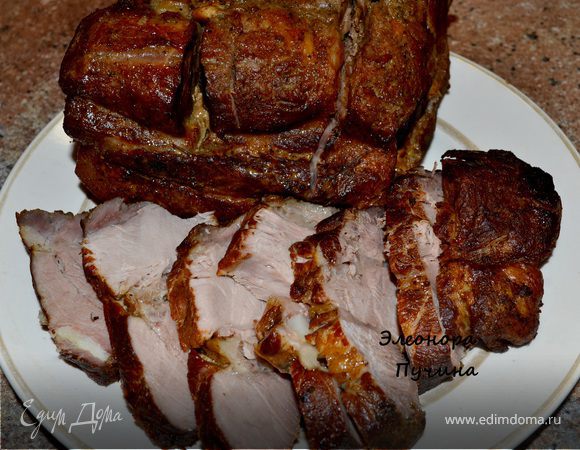 Копченая свинина, пошаговый рецепт на 5 ккал, фото, ингредиенты - Элеонора